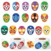 BkeeCten 2Rolls Lucha Libre Mask Sticker Mexican Wrestling Vinyl Decals