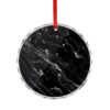 Black and White Water Surface Glass Pendant Round Fashion Hanging Decor for Home Garden Art Gift