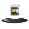 Black Hot Glue Sticks 4" Long 0.27" Dia, Mini Size Glue Sticks for Glue Gun, Dual Temp All Purpose Craft Adhesive, 48-Pack