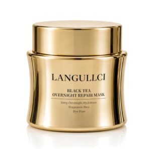 Black Tea Overnight Repair Mask with Ceramide Peptides & B5 3.53 oz