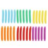 Blaihild Pop Tubes Stretch, Plastic Pull Tubes for Kids, Fine Motor Skills Development, 30 Piece Set for Home Play