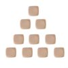 Blank Wood Dice, 10PCS Unfinished Wooden Cubes for DIY Crafts, Painting, Engraving, Family Game Night(60mm)