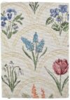 BLBMH 5.5x8.5 Fabric Book Cover for Paperback Bible Women -WD Flower White