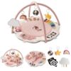 Blissful Diary Baby Play Gym, 5 Development Zones Activity Tummy Time Mat