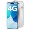 BLKE AIR Mini Phone 4G Unlocked 3+32GB Mini Smartphone with 3.7'' HD Touch Screen 2000mAh Battery Compact Backup World's Smallest Phone for Kids & Students GPS Dual SIM Face ID Silver