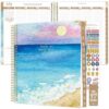 bloom daily planners 2026-2027 Hardcover Academic Year Goal & Vision Planner (July 2026 - July 2027) - 13 Months - Monthly & Weekly Calendar Agenda Organizer - 7.5" x 9" - Coastal Calm