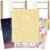 bloom daily planners All in One Ultimate Monthly & Weekly Undated Calendar Planner V2, Notebook, Sketch Book, Grid Pages, Coloring Book and More! 9" x 11" - Interchangeable Cover