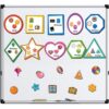 Blosssound 10 Set Magnetic Shape Sorting for Toddler Matching Games Magnet Sorting Mats 30 Everyday Objects Magnets Pieces Learning Toys for Child Learning Shape Game Preschool Classroom
