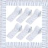 Blosssound Notebook Ruffled Bulletin Board Border for Classroom Decor 6 Rolls Fabric Bulletin Border Trim DIY Crafts Door Decoration Strips for Back to School Party Office Chalkboard Home Supplies