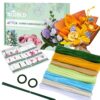 BLUBLD 500 Pcs Pipe Cleaners Craft Kit, 7 Assorted Colors Pipe Cleaners Bulk,Arts and Craft Supplies, Craft Supplies Kit, Ideas for Art Project Activity, Gardening Tape (Yellow)