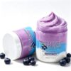 Blueberry Body Scrub, 3-Colors Gentle Exfoliating for Face & Body, 12.69 Oz Scrub Bath Salt for Rough Dry Skin, Deep Pore Cleansing, Smooth Skin, Moisturizing Shower Exfoliator