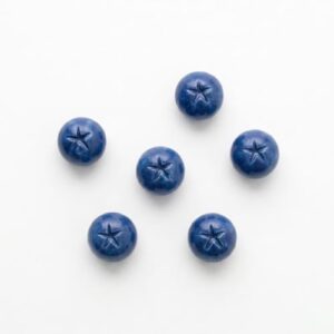 Blueberry Fridge Magnet Set, Realistic Fruit Magnets, Rustic Kitchen Decor