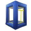 Blue Commercial Inflatable Cash Cube, No Blower, Oxford for Events, Parties