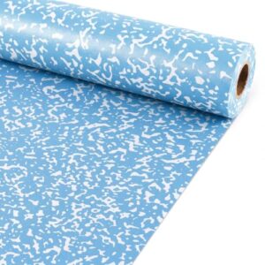 Blue Composition Bulletin Board Roll Non-Woven Fabric Bulletin Board Background Blue Non-Woven Fabric Backdrop Back to School Classroom Decor Poster for Birthday Party Art Crafts Supplies 16in X 12ft