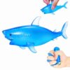 Blue Dolphin Sugar Squishy Squeeze Toy, Squish Ball Stress Squishy Sugar Ball for Boys & Girls, Sensory Fidget Toy for Anxiety Relief, Party Favors & Easter Basket Stuffers & Birthday Gifts