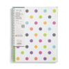 Blue Sky 2025-2026 Weekly and Monthly Academic Year Teacher Lesson Planner Calendar, July 2025 - June 2026, 8.5" x 11", Flexible Cover, Wirebound, Laminated Tabs, Storage Pocket, Dots