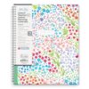 Blue Sky 2026-2027 Weekly and Monthly Academic Year Teacher Lesson Planner Calendar, July 2026 - June 2027, 8.5" x 11", Clear Pocket Cover, Wirebound, Laminated Tabs, Storage Pocket, Ditsy Dapple Light