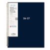 Blue Sky 2026-2027 Weekly & Monthly Academic Planner, 8.5"x11", Solid Navy