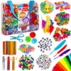 Blue Squid 2000+pcs Craft Kits for Kids, Ages 4-9 Girl Boys Gifts Arts and Crafts for Kids Craft Kits Toys for 4-9 Year Old Girls Boys Birthday Presents Gifts Crafts for 4-10 Year Olds