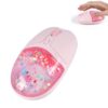 Bluetooth Wireless Mouse,Creative Floating Cartoon Pig Animal Mice,RGB Backlit Rechargeable Triple Mode(Dual Bluetooth+USB) Computer Silent Mouse with USB Receiver for Laptop/MacBook/iPad/PC (pink)