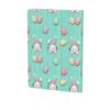 Blue Wooden Easter Eggs Bunny Rabbit Book Sleeve