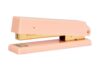 BLU MONACO Pink Stapler | Cute Stylish Desk Stapler with Smooth Metal Mechanism | Aesthetic Office Stapler for Home School Work | Chic Pink Office Supplies | Manual Staplers for Desk