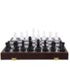 Board Game 2-in-1 Chess and Checkers Magnetism Luxury Board Games for Home Office Premium Gift for Board Game Lovers