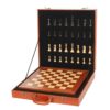 Board Games Wooden Chess Set for Adults Kids Gift Package Pieces Storage Slots Board Game Sets for Tournament(54cm)