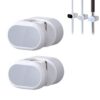 BOAVDRFPN Wall Mounted Mop Broom Holder - [New-Upgrade] No-Drilling Mount Non-Slip and Organizers for Bathroom, Garden and Kitchen for /178(Gray-2pc)