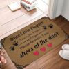 Bodyard Doormat Outdoor Since Little Fingers Touch Our Floors Please Remove Your Shoes Indoor for Entryway, Welcome Mats Front Door, Funny Classroom Decorations Kitchen 18x30 Inch