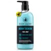 Body Glove Exfoliating Body Scrub for Men, Dead Sea Salt & Coconut Body Exfoliator Scrub, Pump Bottle, Gently Exfoliating Body Scrub for Shower, 33.8 fl oz / 1000 mL
