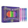 Body Paint Markers 12-Pieces UV-Activated Craft Coloring Makeup