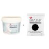 BOHS Bucket Foam Clay + 1.1 lbs Black Foam Clay - Squishy, Air Dry, Soft - for Cosplay,School Projects,Baby Hand Print,Slime - Gifts for Adult and Kids