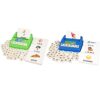 BOHS German and English Literacy Wiz Fun Game - See and Hide Spelling - Prek Classroom Learning Educational Toys