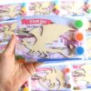 BOIKOKY 12 Pack Dragon Party Favors for Kids – Individually Wrapped Paint-Your-Own Wooden Hanging Crafts with Paints, Perfect for Fantasy Parties & Classroom Activities