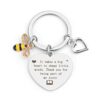 BOMEON Teacher Keychain - Valentines Day, Graduation & Christmas Gifts for Teachers