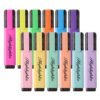 BONACE 12 Assorted Highlighters, Quick-Dry Chisel Tip Marker Pens