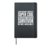 Bone Marrow Transplant Survivor Apparel - Survivors Design Hardcover Journal, Black