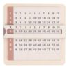 BONKZEBU Slide and Learn Multiplication Grids, with Viewer Window for Elementary Math Practice, Teaching Multiplication Tables 1 10