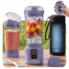 Bonnor Cordless Portable Blender for Smoothies, Shakes and Ice Crushing | 2 x 22 oz Cups, 100W Motor, 6 Blades, USB Rechargeable, Leakproof with 12-Hour Insulated Bag for Gym, Office and Travel
