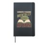 Book Club Reading Club Bookish Reader Gift Hardcover Journal, Black