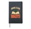 Book Club Reading Club Bookish Reader Gift Hardcover Journal, Black