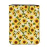 Book Cover Books Pouch Book Protector with Front Pocket (Yellow Sunflowers)