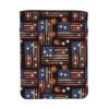 Book Cover (Vintage Patriotic USA American Flag Baseball Print)