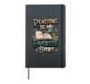 Book Lover Reading Bookworm Bibliophile Book Nerd Hardcover Journal, Black