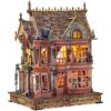 Book Nook Kit DIY Miniature House 3D Wooden Puzzle - Magic Wonder House