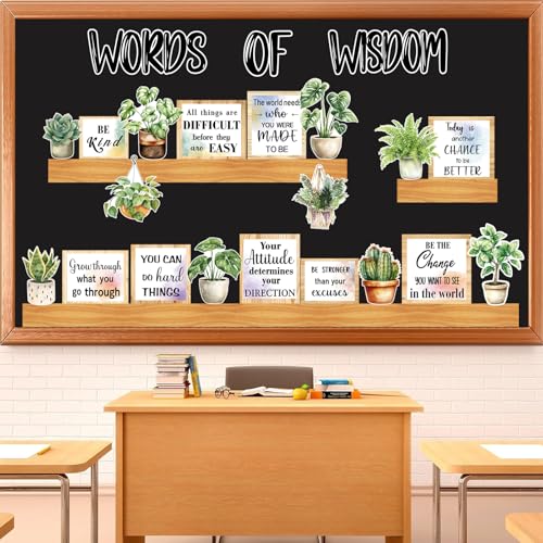 Bookshelf Bulletin Board Set Classroom Bulletin Board Sets Back to School Plant Motvational Classroom Decor Reading Bulletin Board Set for School Office Home Library Classroom Wall Supplies