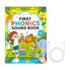 Book With Sound - Electronic Educational Phonics Toys, Speaker For Learning English | Interactive Experience 19.8x26.8 Cm Classroom, Home, Travel, Car, Story Time, Preschool, Kids