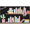 Booooom Jackson Classroom Rug - 7'6''x13'12'' Cozy Library Corner Reading Preschool Classroom Carpet, Non-Slip & Stain Resistant, 20X Easy Clean, Thick Nylon Kids Playroom Floor Mat