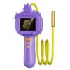 Borescope Camera with Light for Kids, Ashfly Endoscope Camera Outside Toys 2.4" IPS, Camping Essentials Science Kits for Kids Age 4 5 6 7 8 9 10, Birthday Gifts for Boys & Girls (Purple)